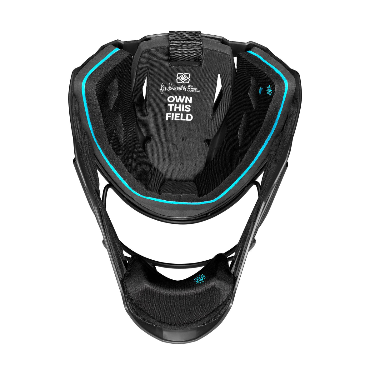 Black Large Fastpitch Catcher Helmet Z744452