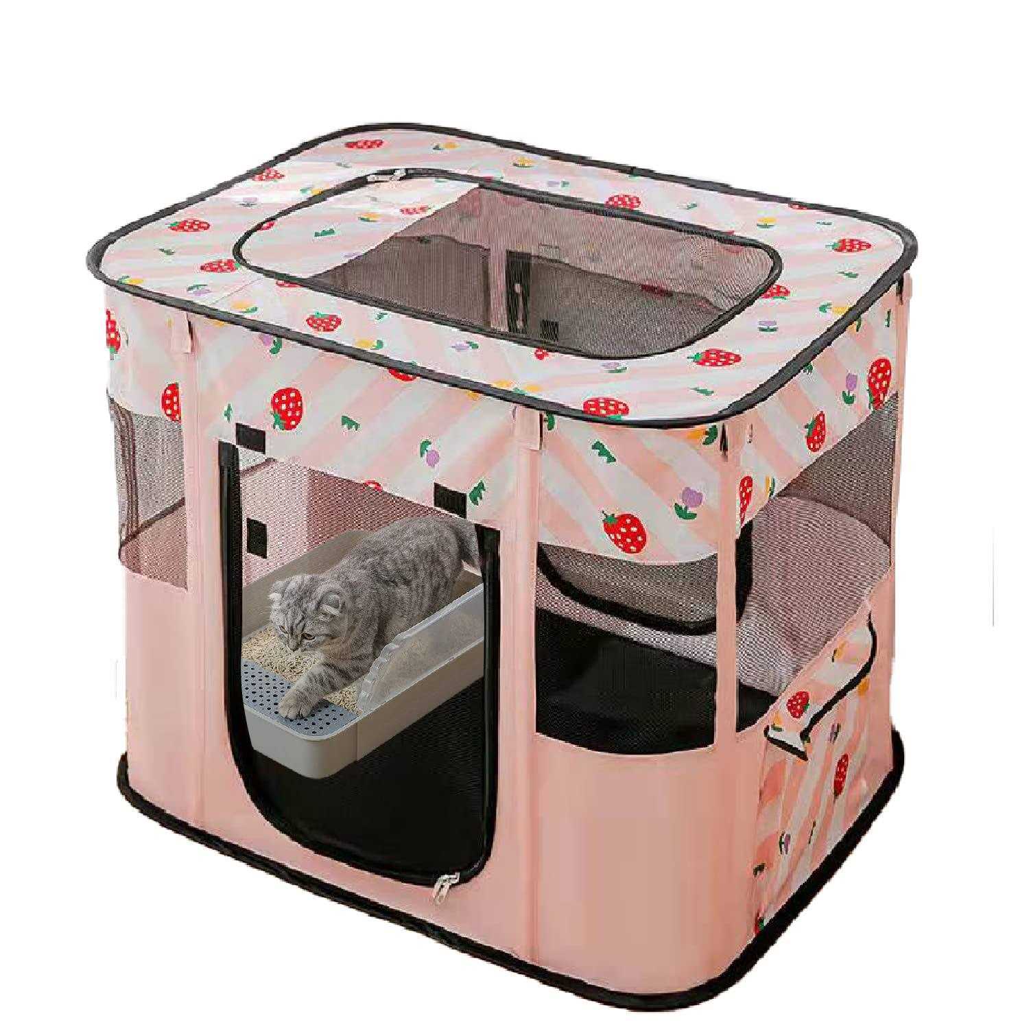 Portable Foldable Pet Playpen J434323