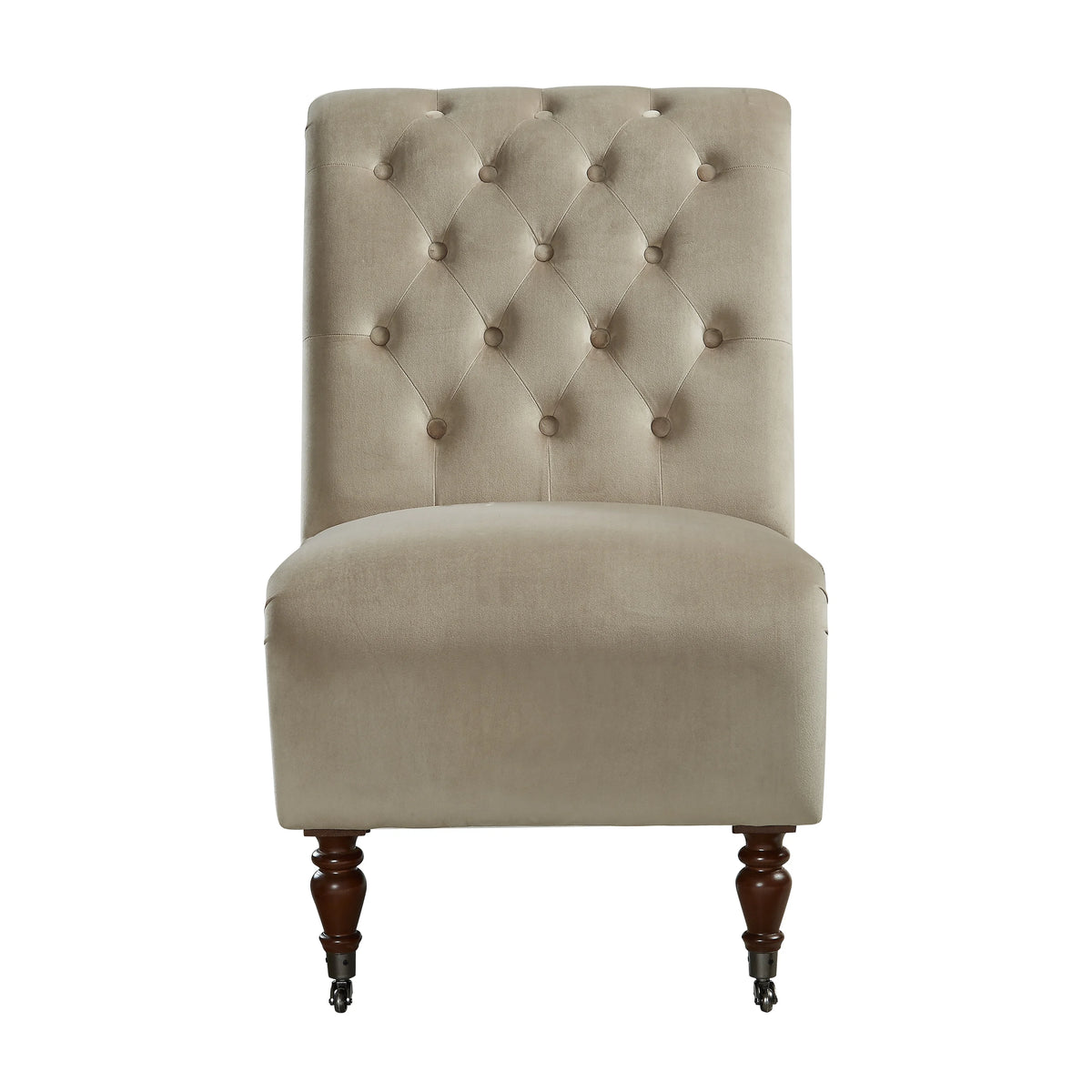 Tufted Velvet Slipper Chair S5291