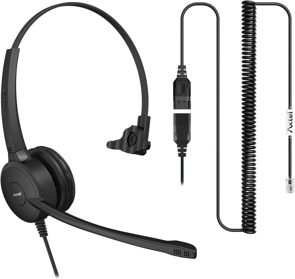Headset Bundle with Noise Cancellation Cable Adapter Pack of 2 Y924850