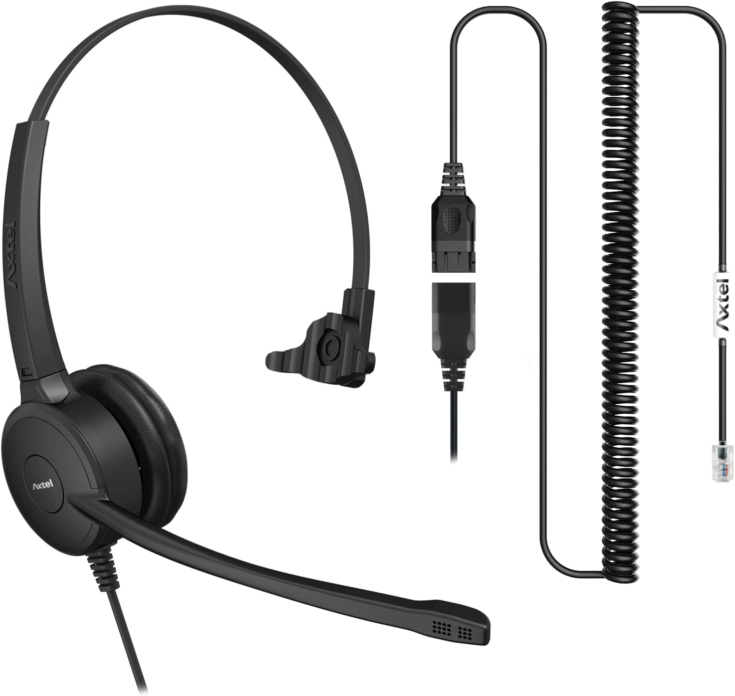 Headset Bundle with Noise Cancellation Cable Adapter Pack of 2 Y924850