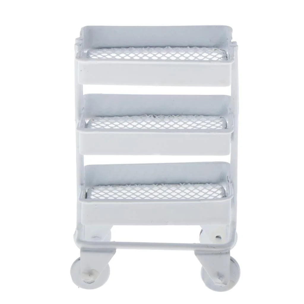 Pink And White Dollhouse Furniture Storage Shelf F53910