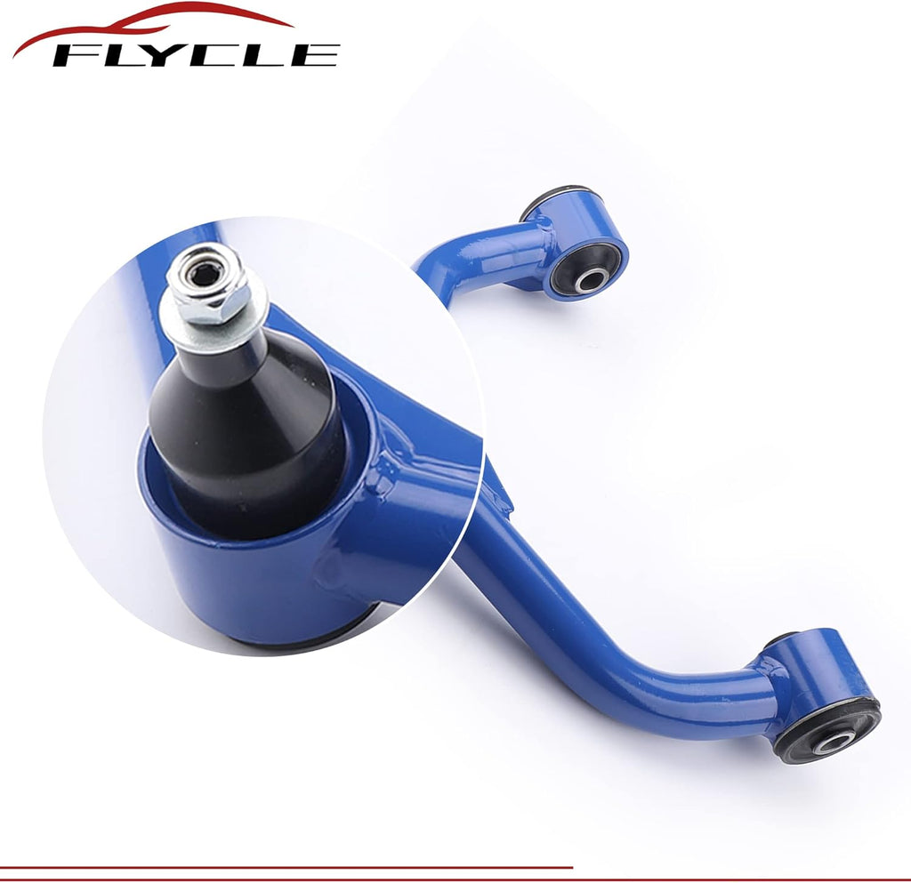Forged Front Upper Control Arms 2-4" Lift 2 PCS Blue Tubular Suspension Adjustable G113