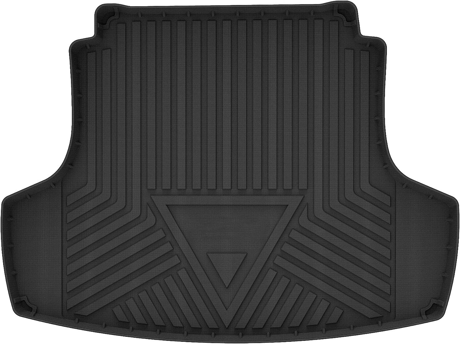 Car Cargo Mat for Hyundai Sonata 2020 2021 All Weather Custom Fit Cargo Liner Rear Trunk Liner Non-Slip TPO Odourless Pack of 2 J780
