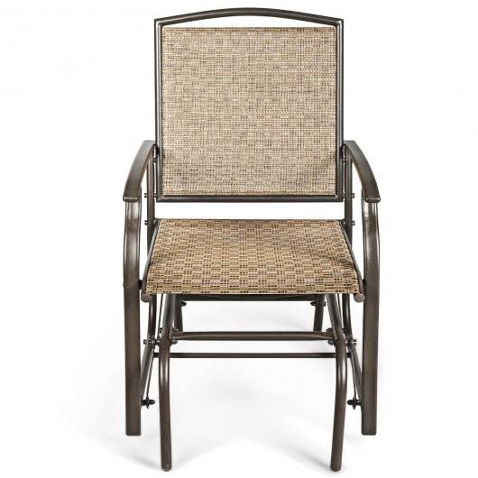 Steel Frame Garden Swing Glider Chair I496