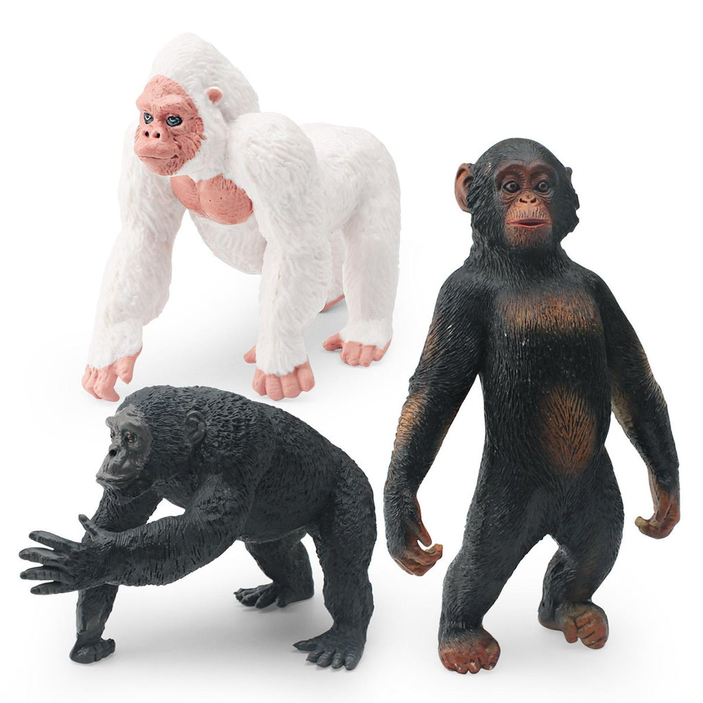 White Gorilla Action Figure Toy Statue I553830