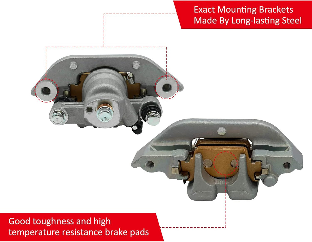 Brake Calipers Front Left Right for Honda TRX500 TRX680 FourTrax Foreman Rubicon Rincon 500 680 E9104