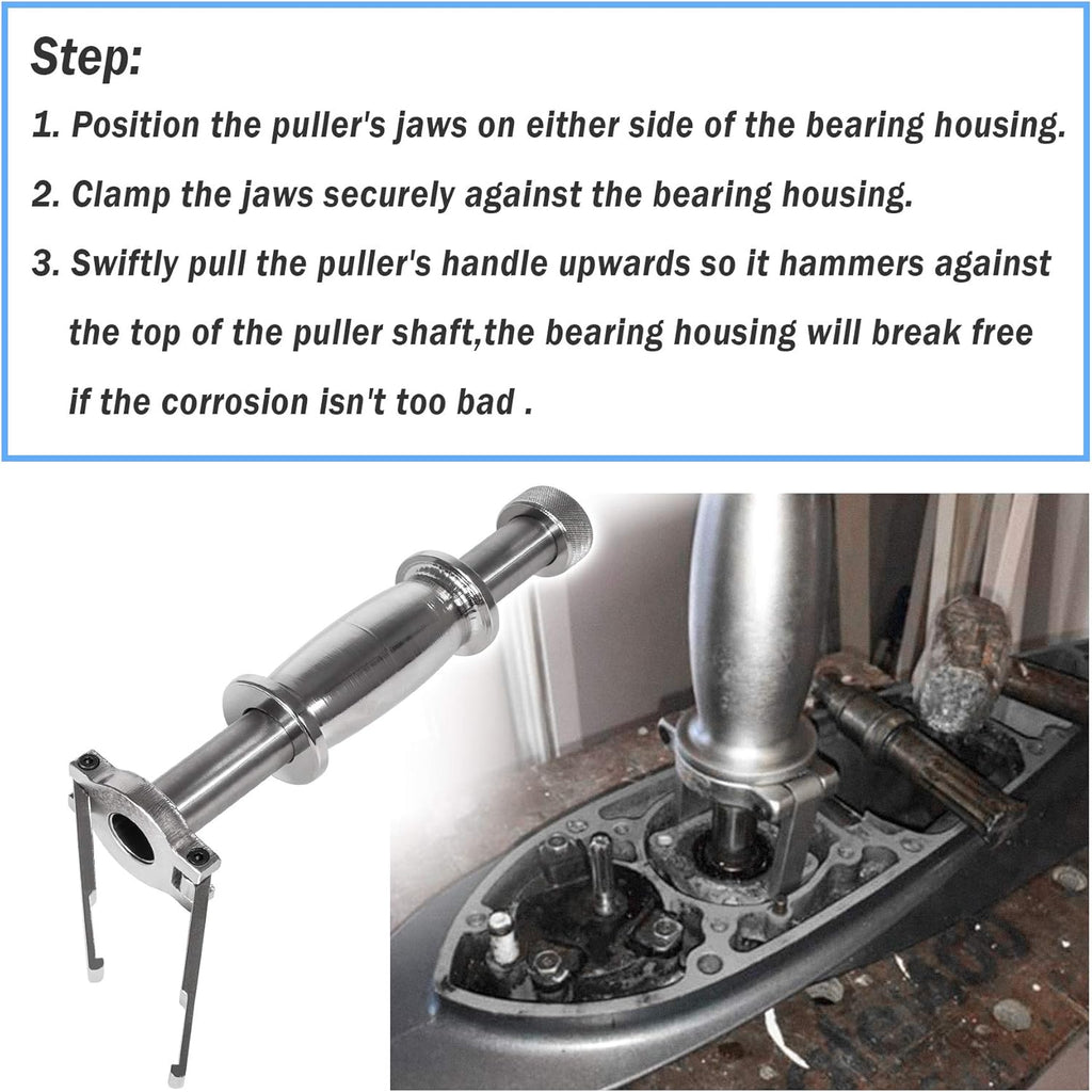 Upper Bearing Carrier Puller with Drive Shaft Collar Adapter Y1019