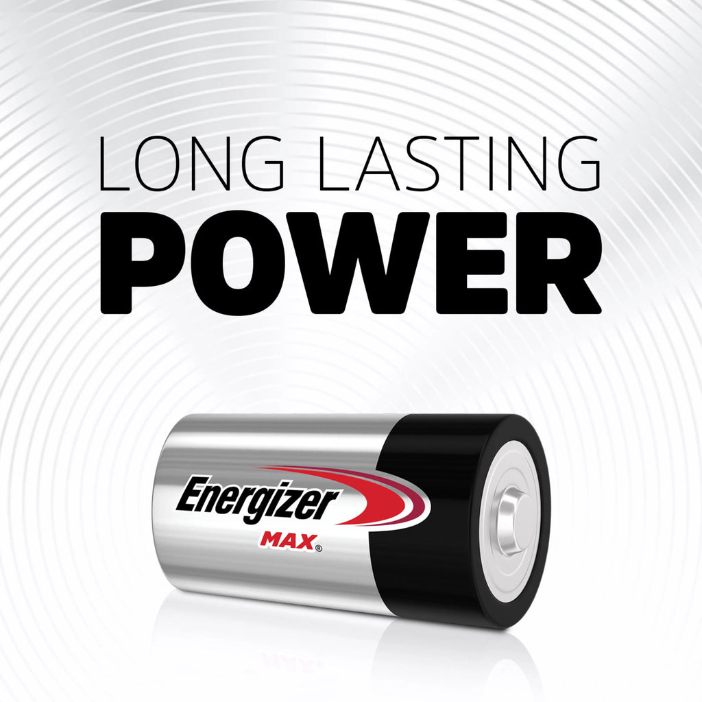 D Cell Alkaline Batteries 4 Pack U786