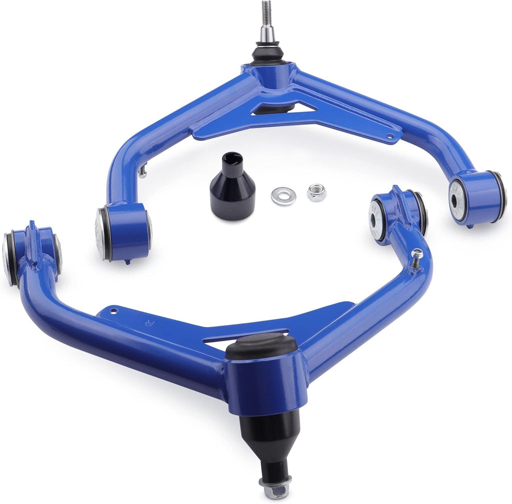 Forged Front Upper Control Arms 2-4" Lift 2 PCS Blue Tubular Suspension Adjustable G113