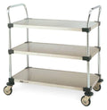 Standard Duty Utility Cart, Open Design, 2 Wire, 1 Solid R544233
