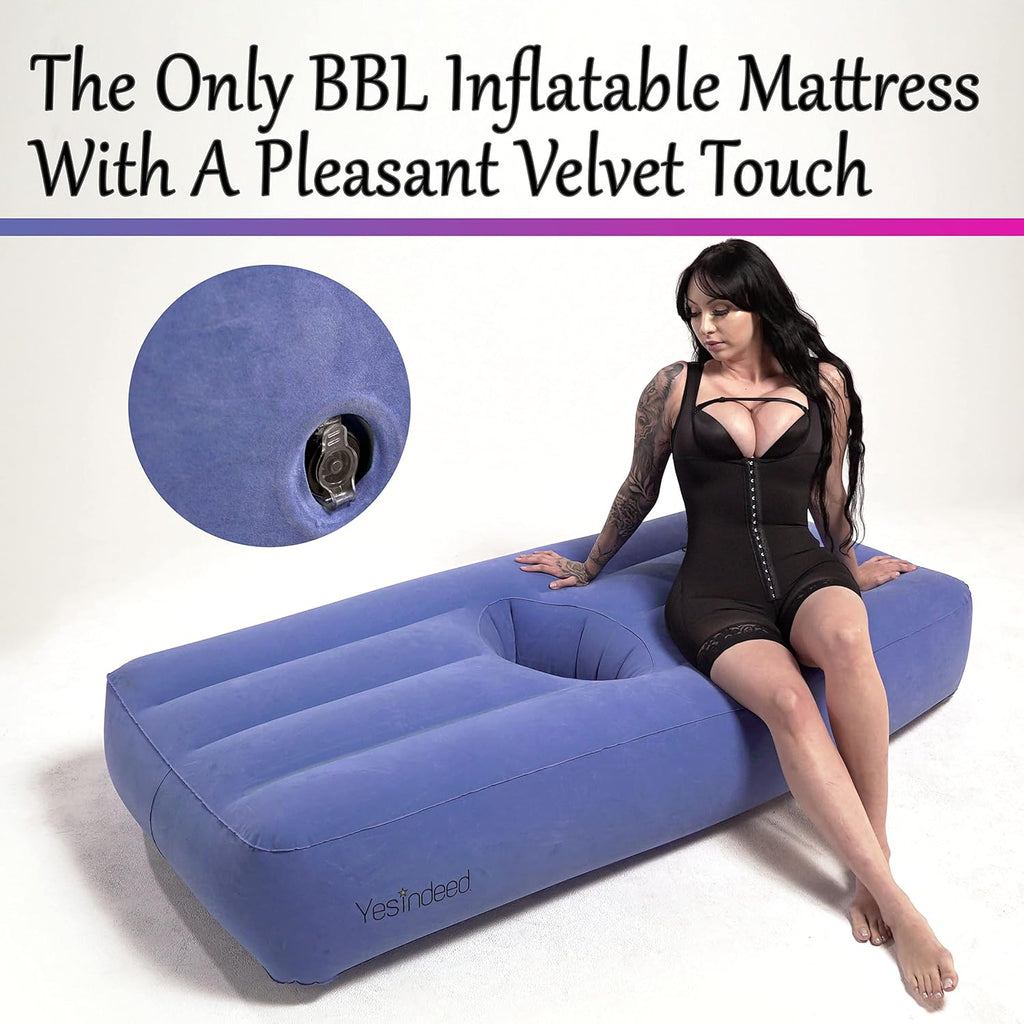 Inflatable BBL Mattress with Hole and Carrying Bag C712394