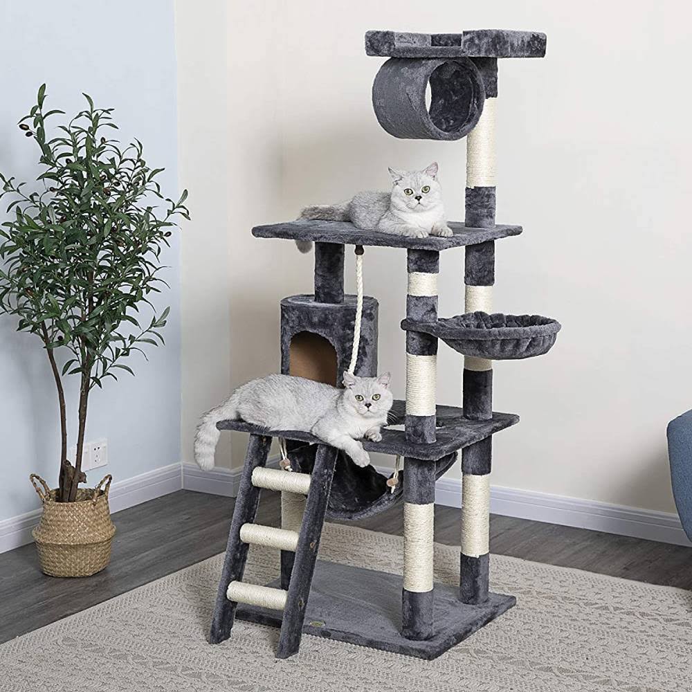 Brown 62x22 Cat Tree Condo Furniture E917675