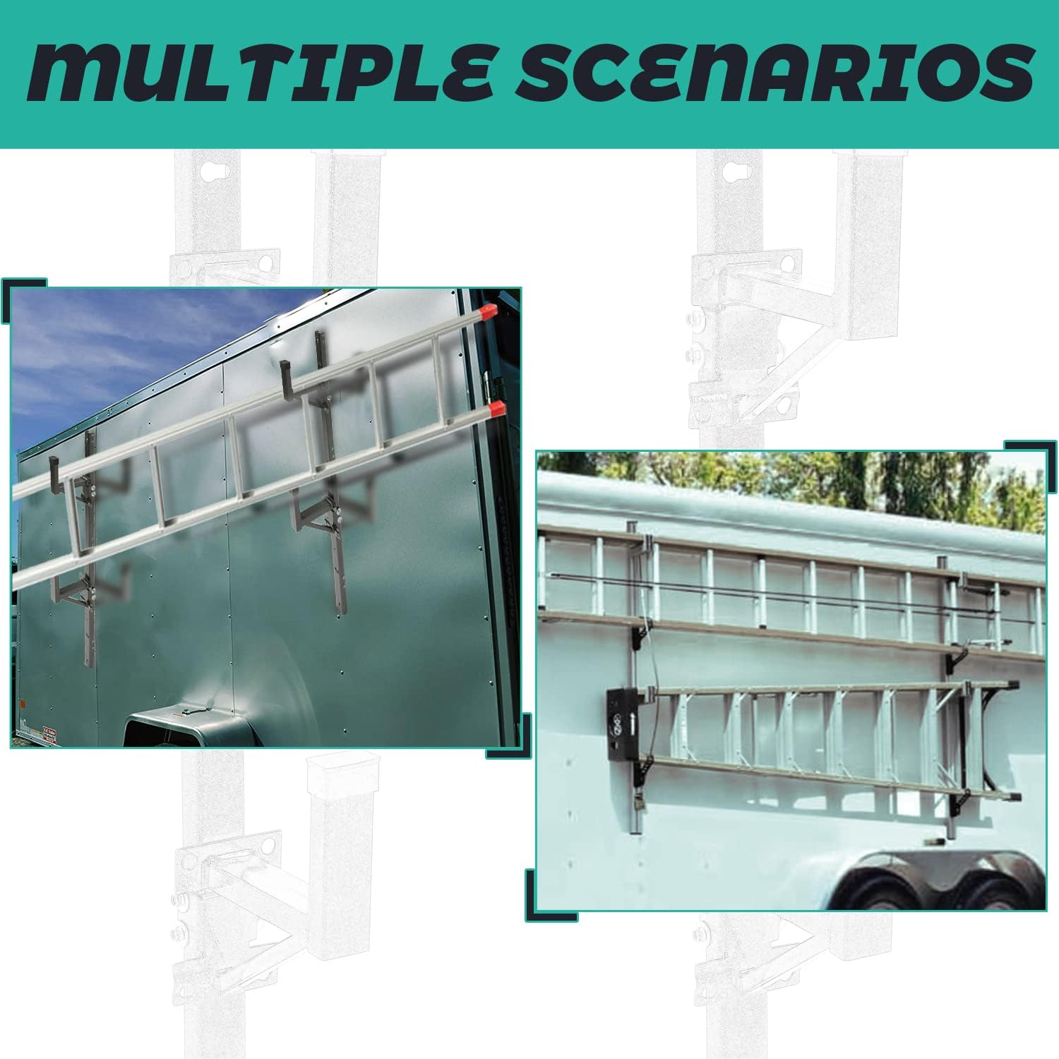 Adjustable Trailer Ladder Rack F5957