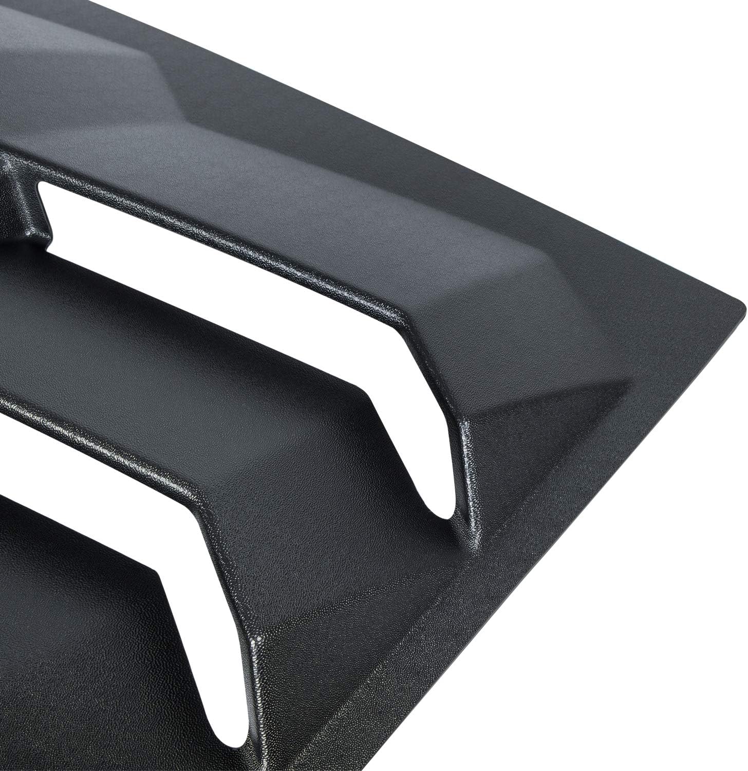 Rear Window Louvers Sun Shade Cover Matte Black A1043