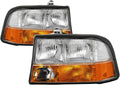 Headlight Driver and Passenger Side with Bulbs Z22823