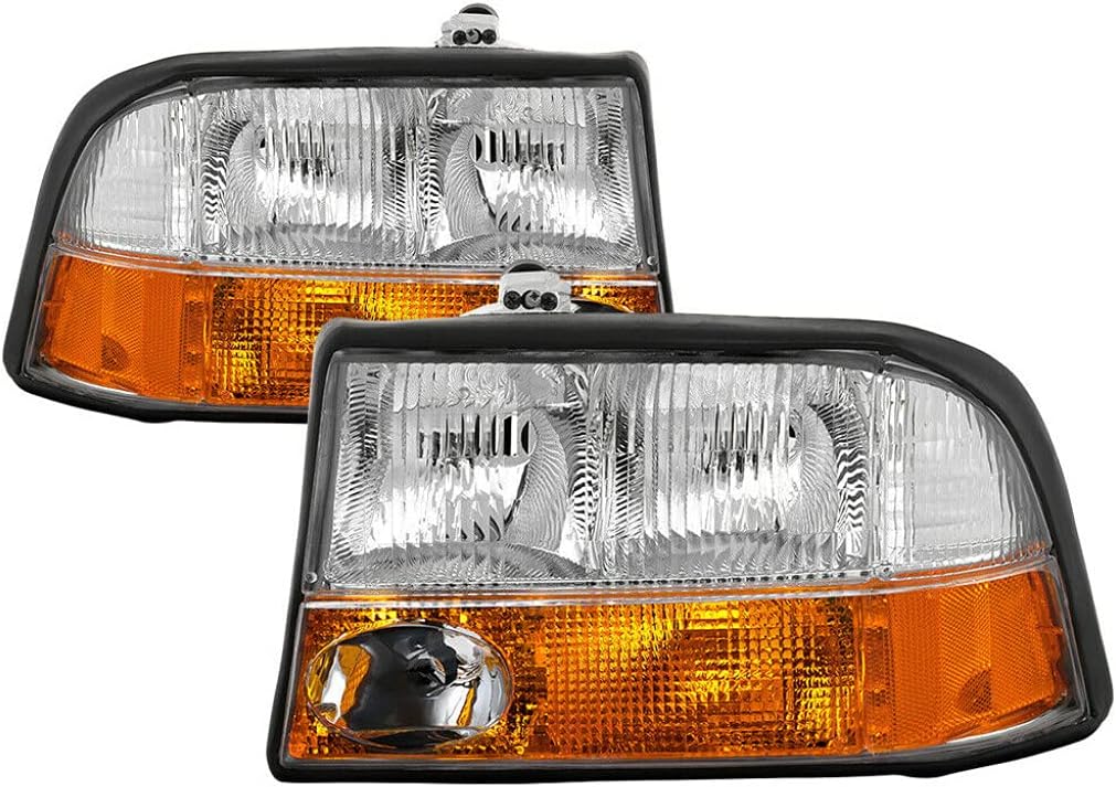 Headlight Driver and Passenger Side with Bulbs Z22823