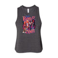 Juniors Cropped Racerback Tank Top X93493