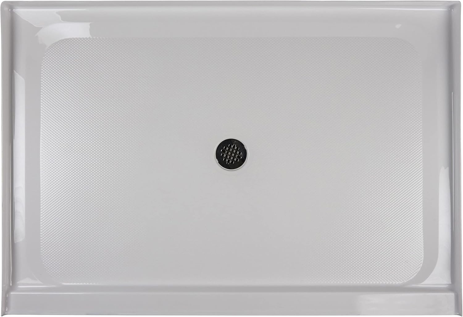 60" X 42" Rectangular Shower Pan with Center Drain E840264