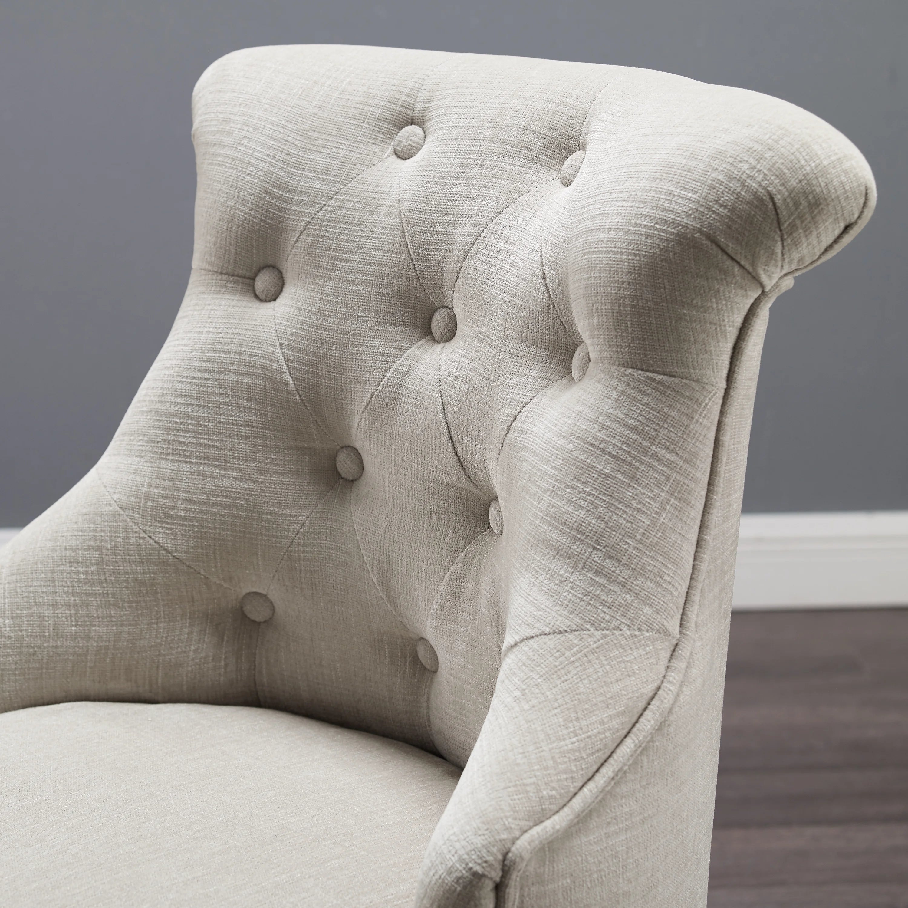 Off-White Swivel Manager's Chair with Adjustable Height F403583