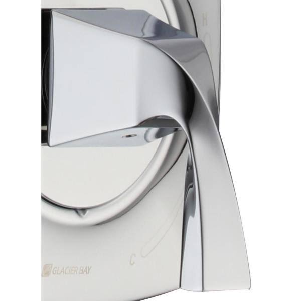 Chrome Single-Handle Tub and Shower Faucet X707