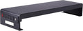 Black Dual Monitor Stand with AC Power Supply & USB 2.0 Charging J8549