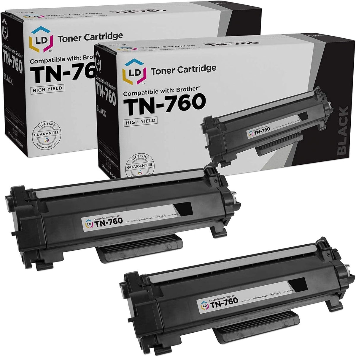 Black High Yield Toner Cartridge 2-Pack E8882