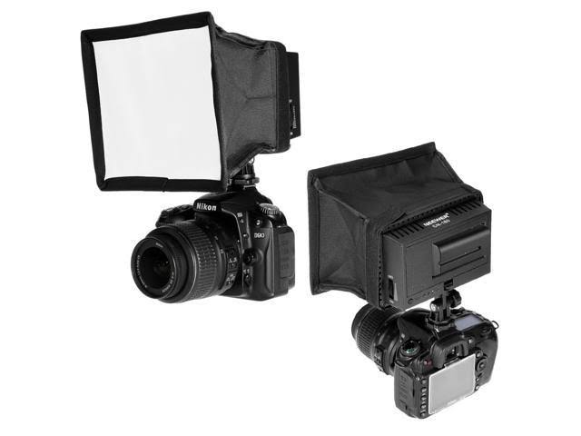 Neewer CN 160 LED Digital Camera Video Lighting Kit Dimmable LED Video Light Diffuser Rechargeable Battery with W800