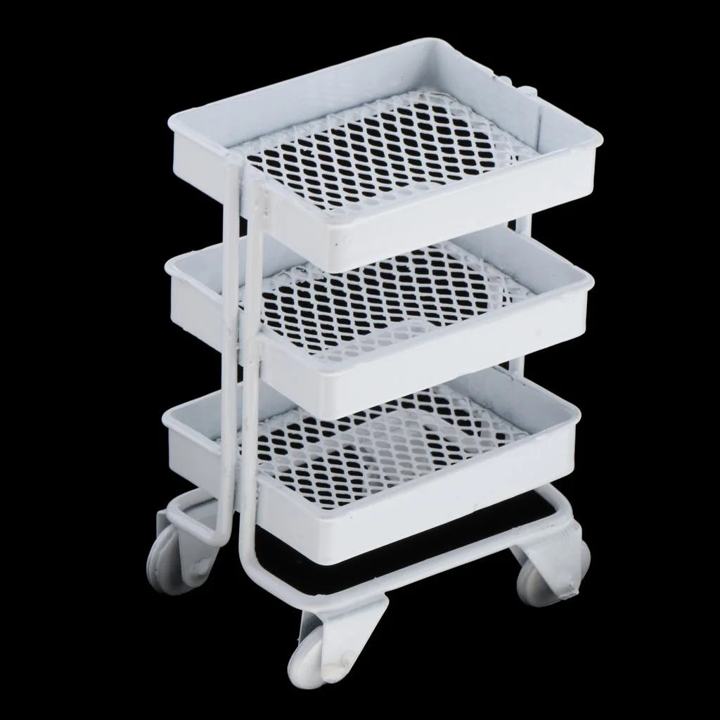 Pink And White Dollhouse Furniture Storage Shelf F53910