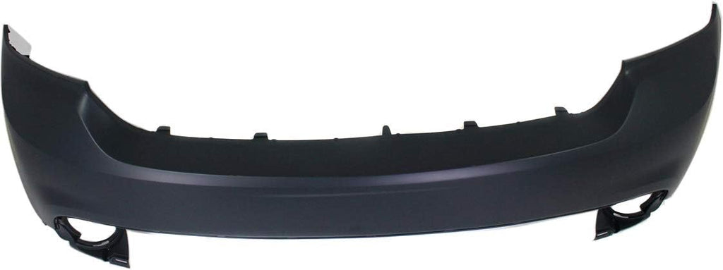 Front Bumper Cover Set of 2 Primed Plastic with Fog Light Holes F4474