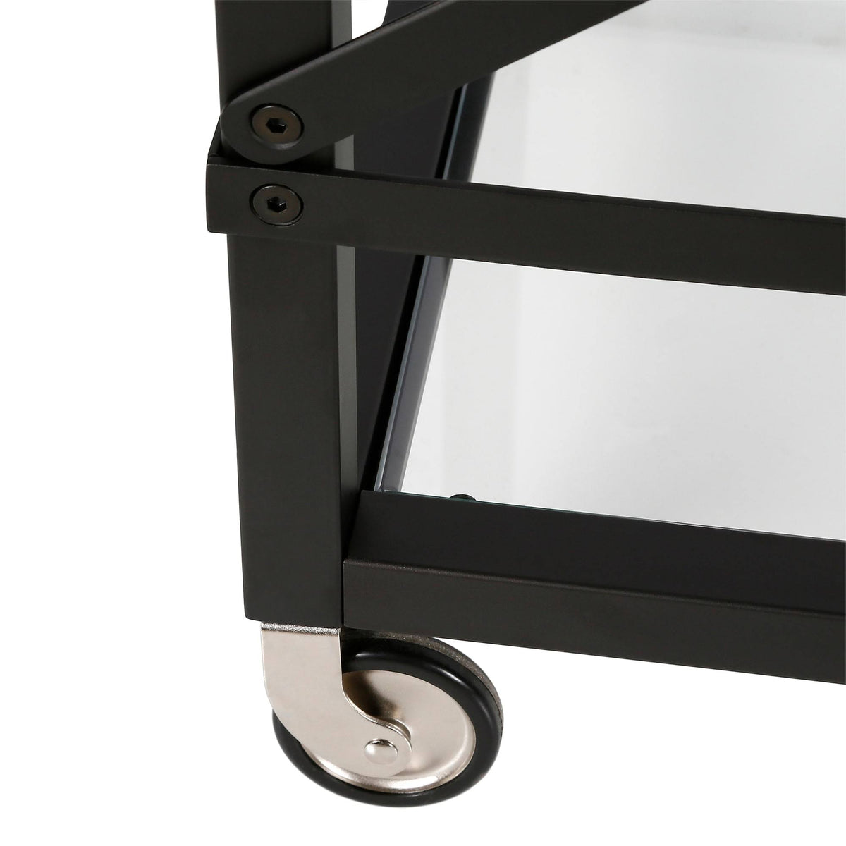 Satin Nickel Bar Cart A90920