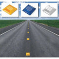Pavement Marker, White, 1 Way, 4 in, Pkg of 100 P2060