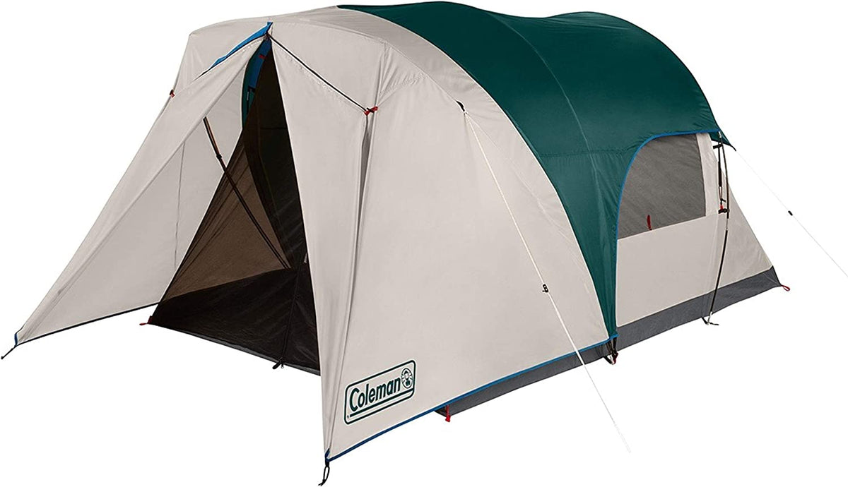 Cabin Camping Tent with Screened Porch, 4/6 Person, with Rainfly and Carry Bag S39240