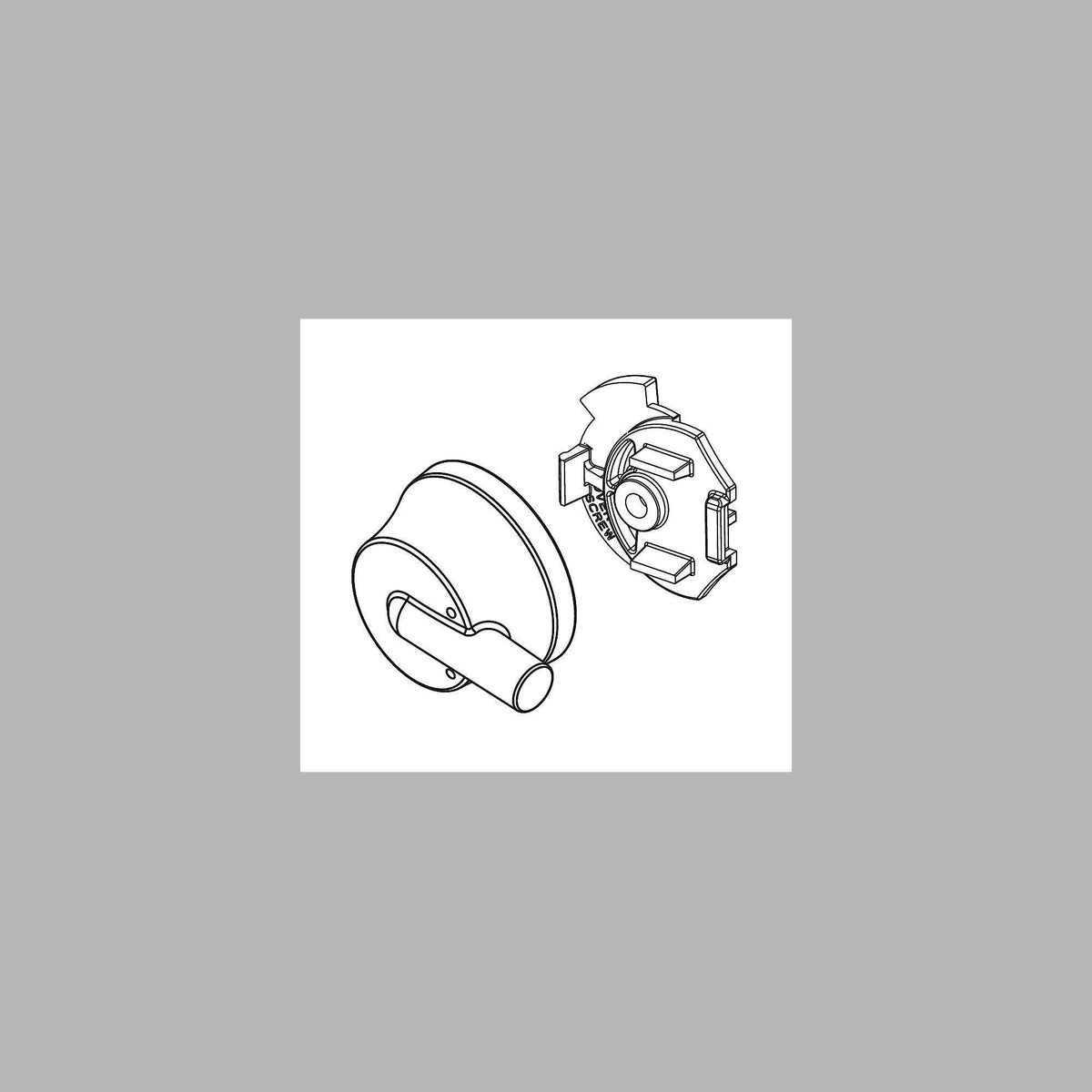 Stainless Temperature Cap and Knob T452