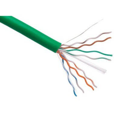Cat5e Plenum Bulk Cable Spool 1000ft Green W28922