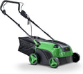 2 in 1 Corded Electric Walk Behind Scarifier Lawn Dethatcher with Collection Bag Q869