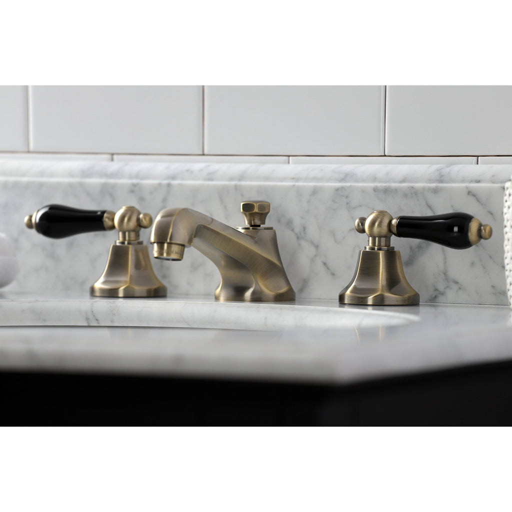 Polished Nickel Widespread Bathroom Faucet A449