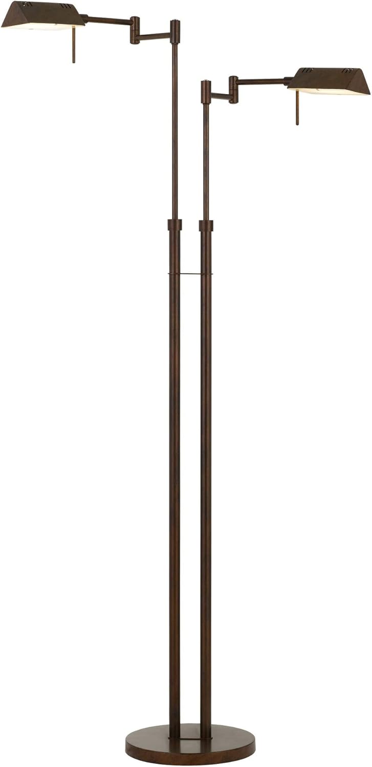 Bronze Swing Arm Floor Lamp X234