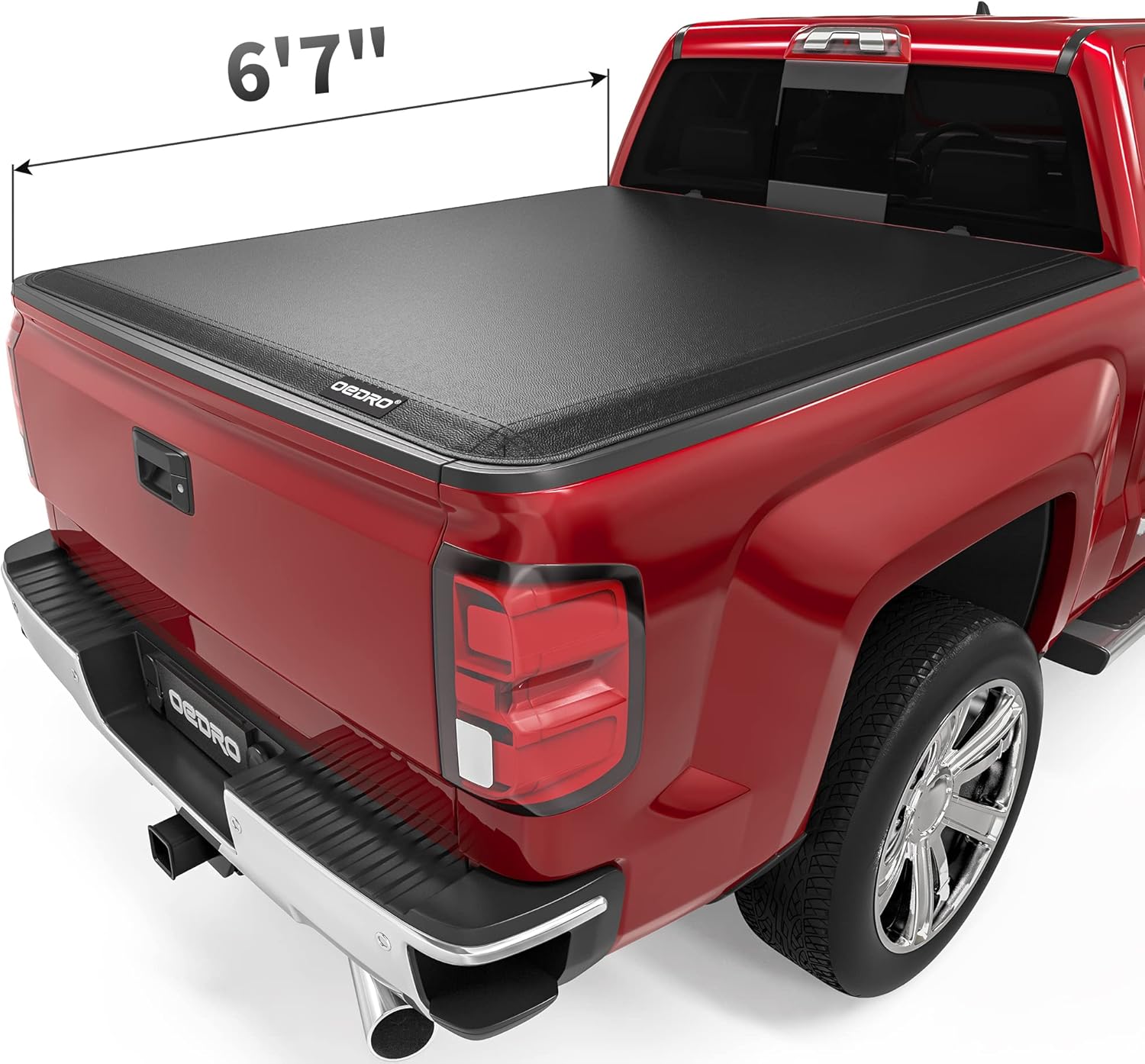 Quad Fold Tonneau Cover Soft Truck Bed Cover G9377