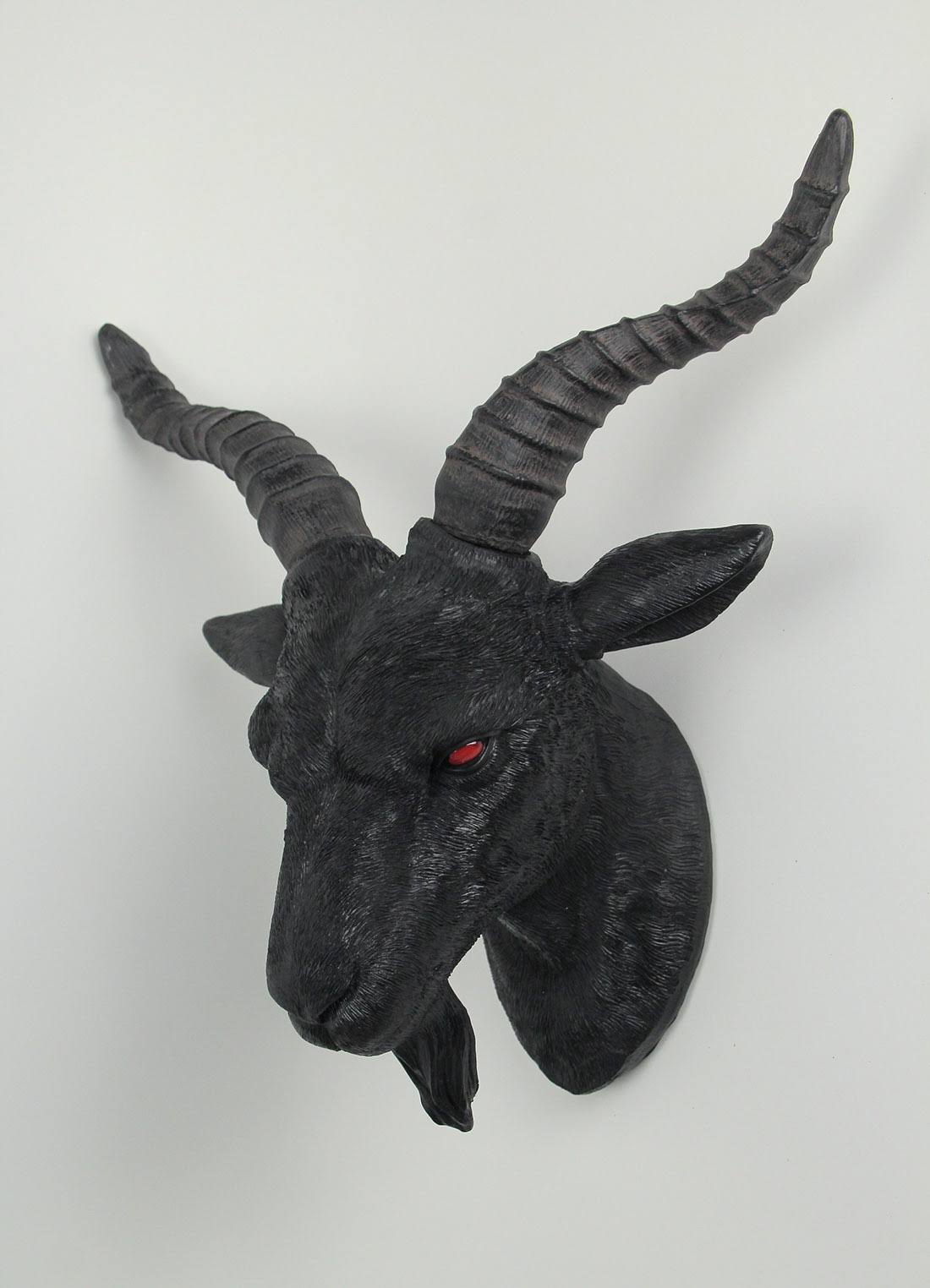 Black Baphomet Goat Head Wall Hanging Decor U177216