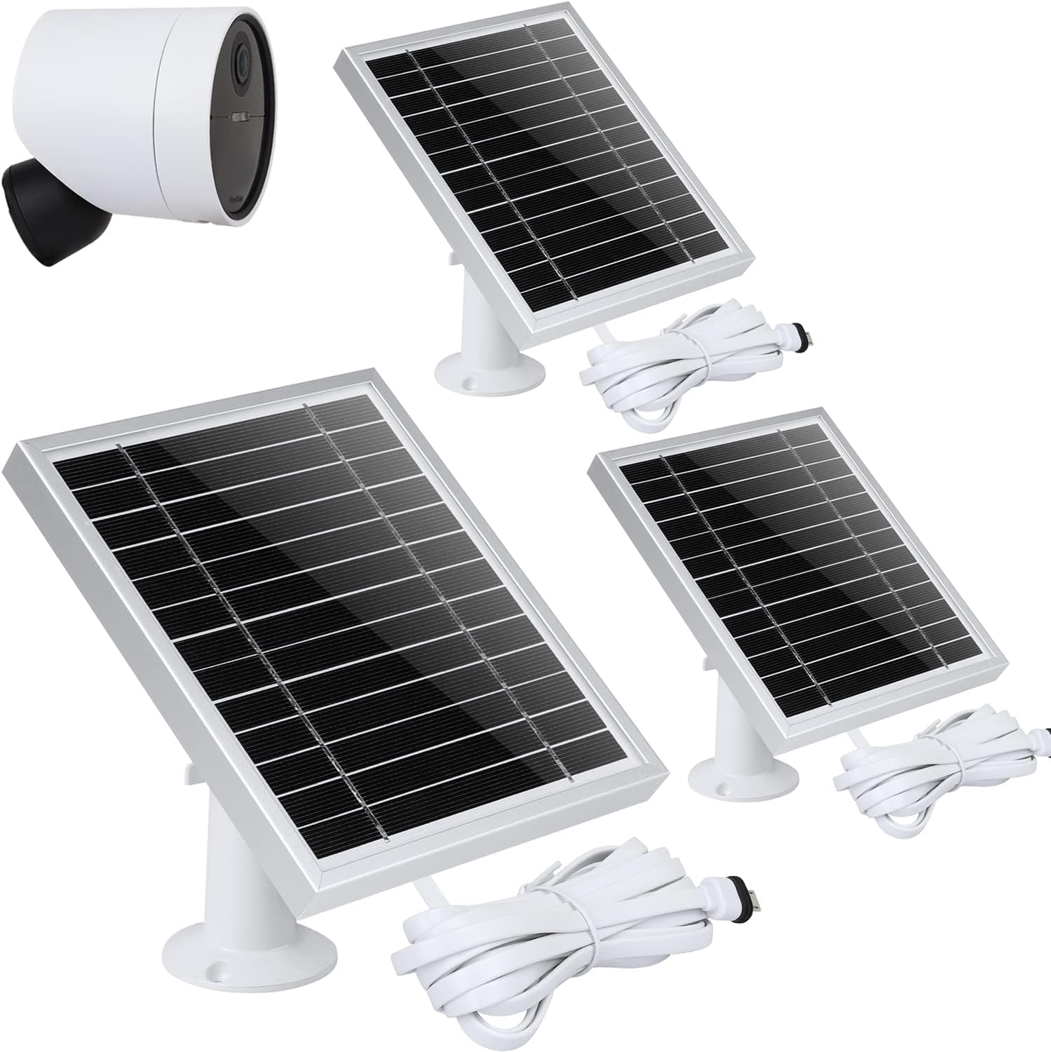 Silver Solar Panel for Outdoor Security Camera S204