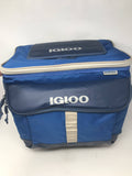 Blue 52 Can Collapsible Rolling Cooler D3820