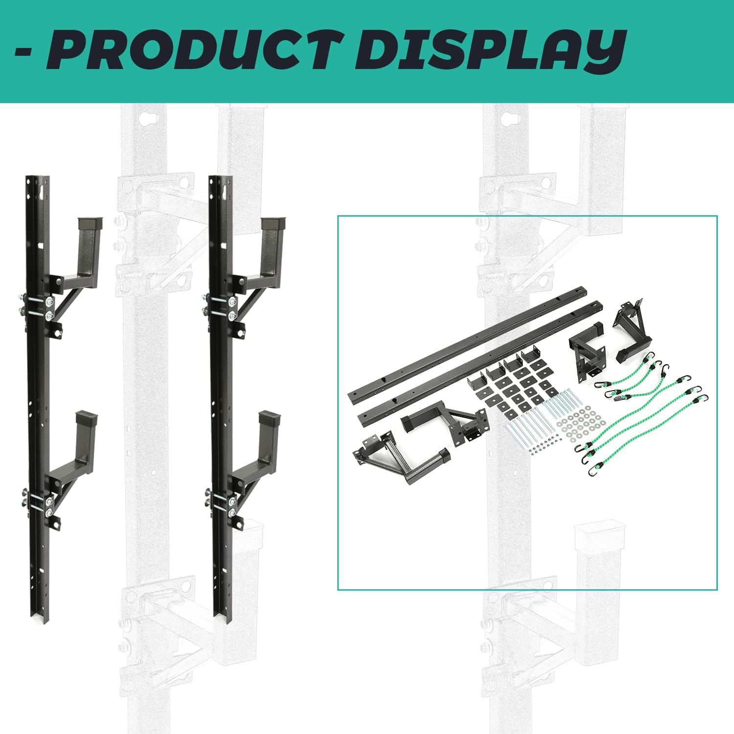 Adjustable Trailer Ladder Rack F5957