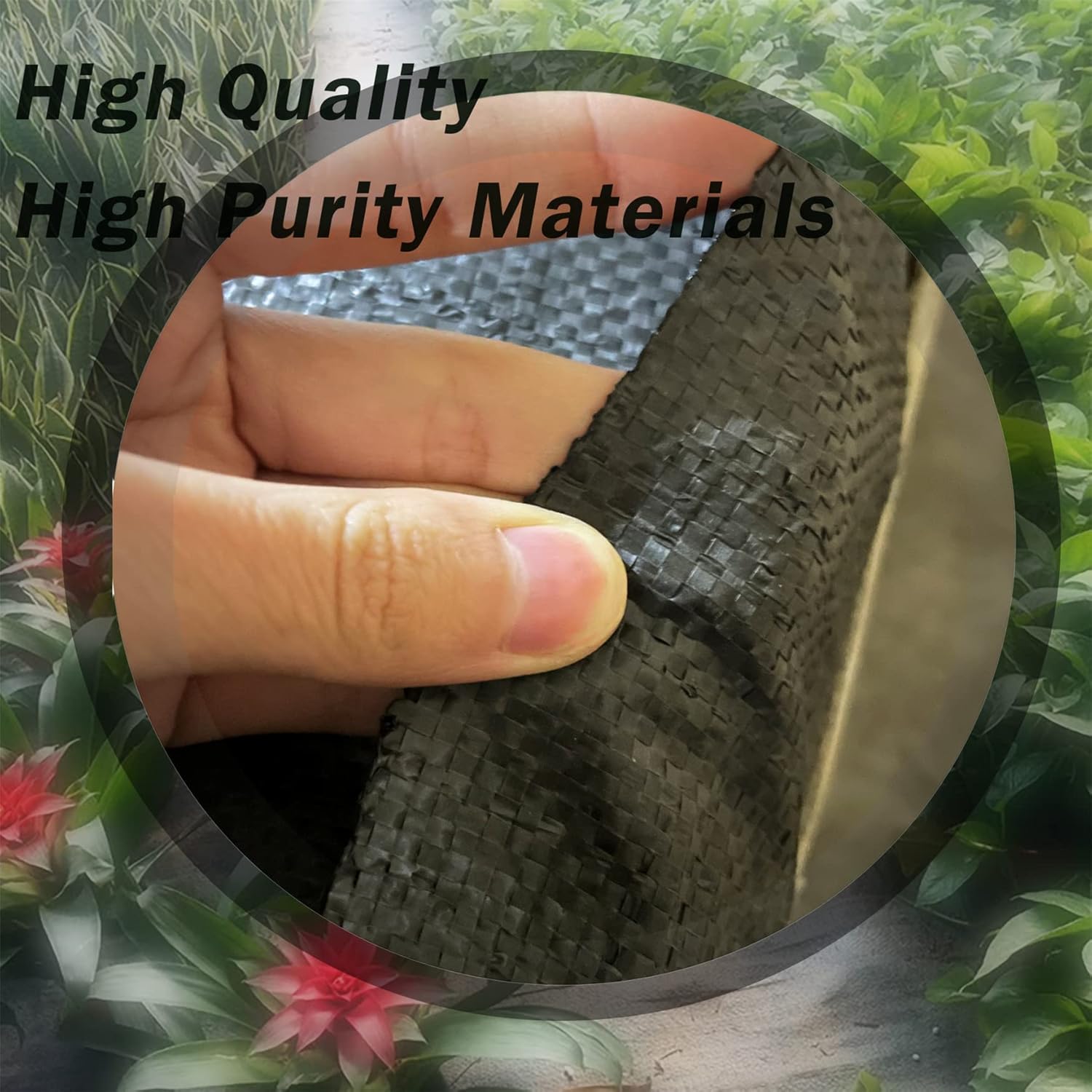 Heavy Duty Weed Barrier Landscape Fabric 6FTx100FT Q74061