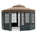 Nutmeg Replacement Canopy Top Cover for Sunhouse Gazebo I45829