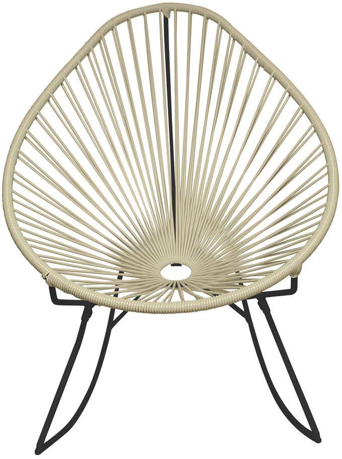 Black/Ivory Rocker Chair O243928
