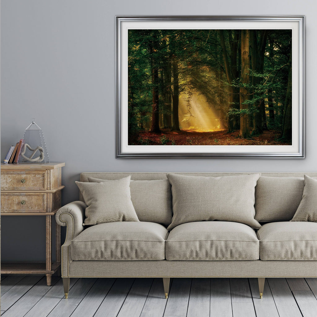 Oversized Framed Print Gold G8474