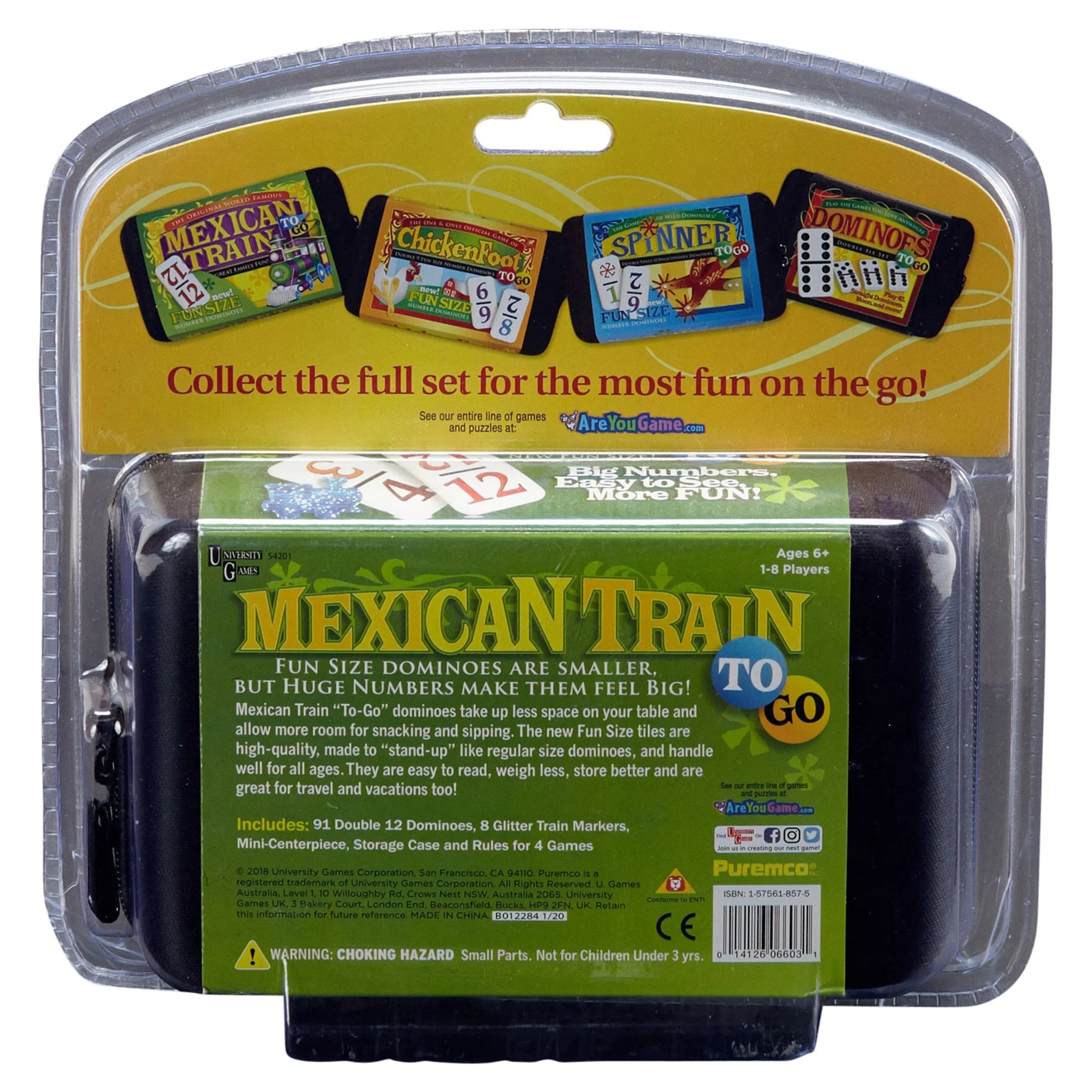 Mexican Train Dominoes To Go K629