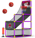 Indoor Arcade Basketball Hoop with 2 Basketballs and Air Pump A2359