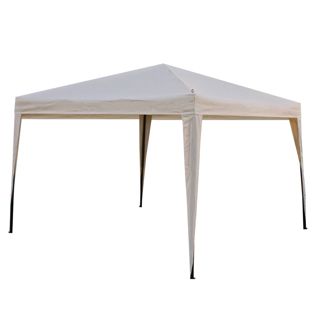 Beige Pop-Up Outdoor Canopy Gazebo T423464